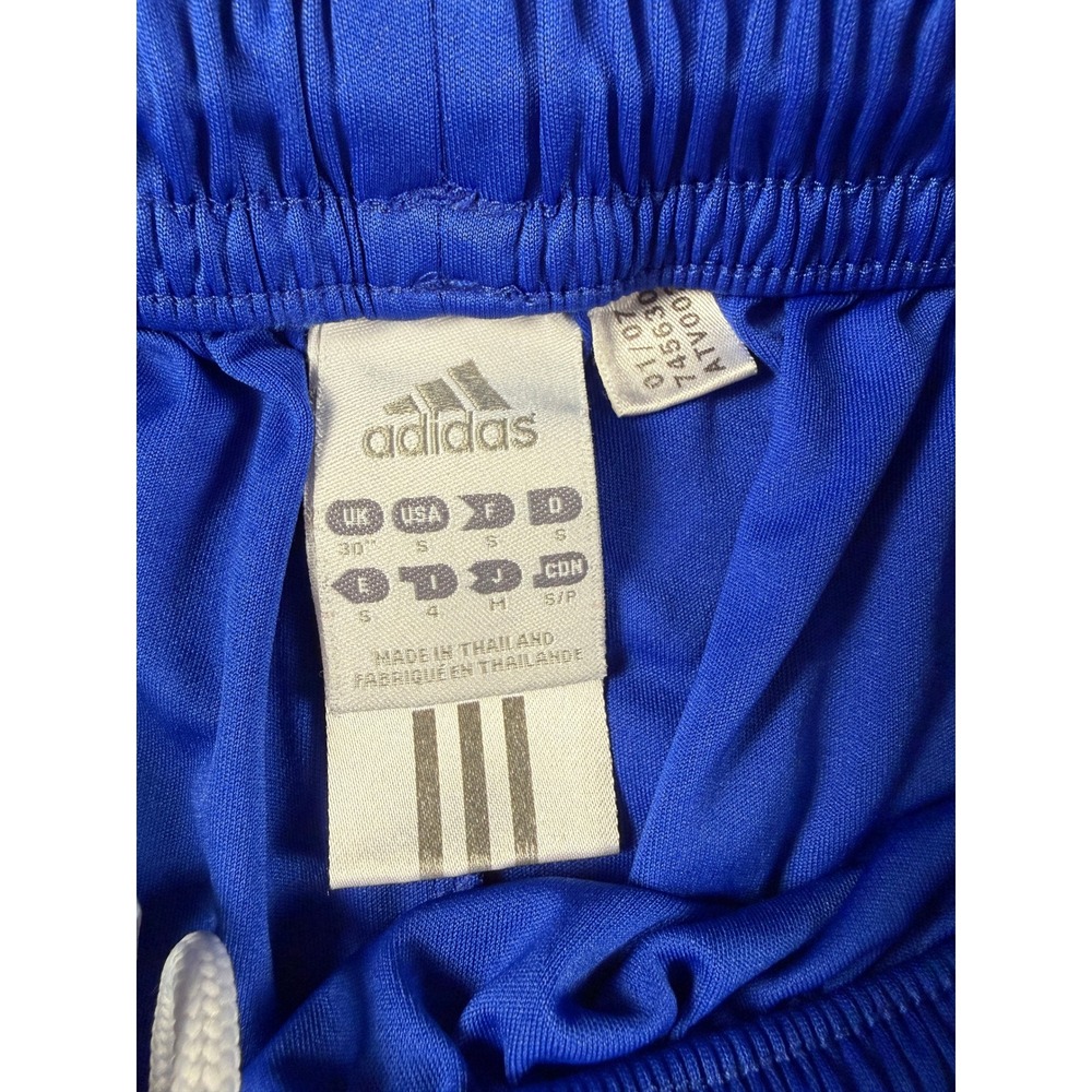 Boys Adidas Shorts Blue Athletic Athleisure Elastic Drawstring Size Small Sporty - Picture 6 of 7